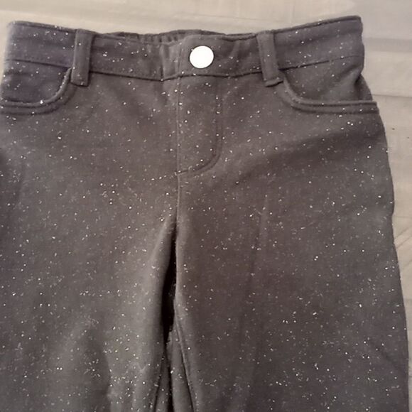Children's Place long pants jeggings black Sparkle new with tags size 4 - Picture 3 of 7